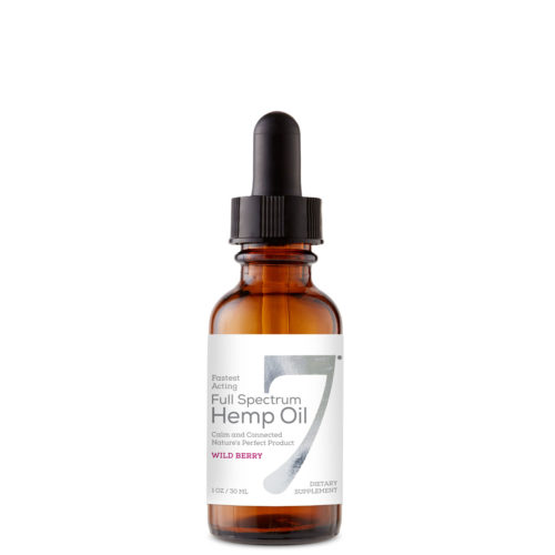 750 mg 7 Hemp CBD Oil 1 oz. - Wild Berry - Wild Berry