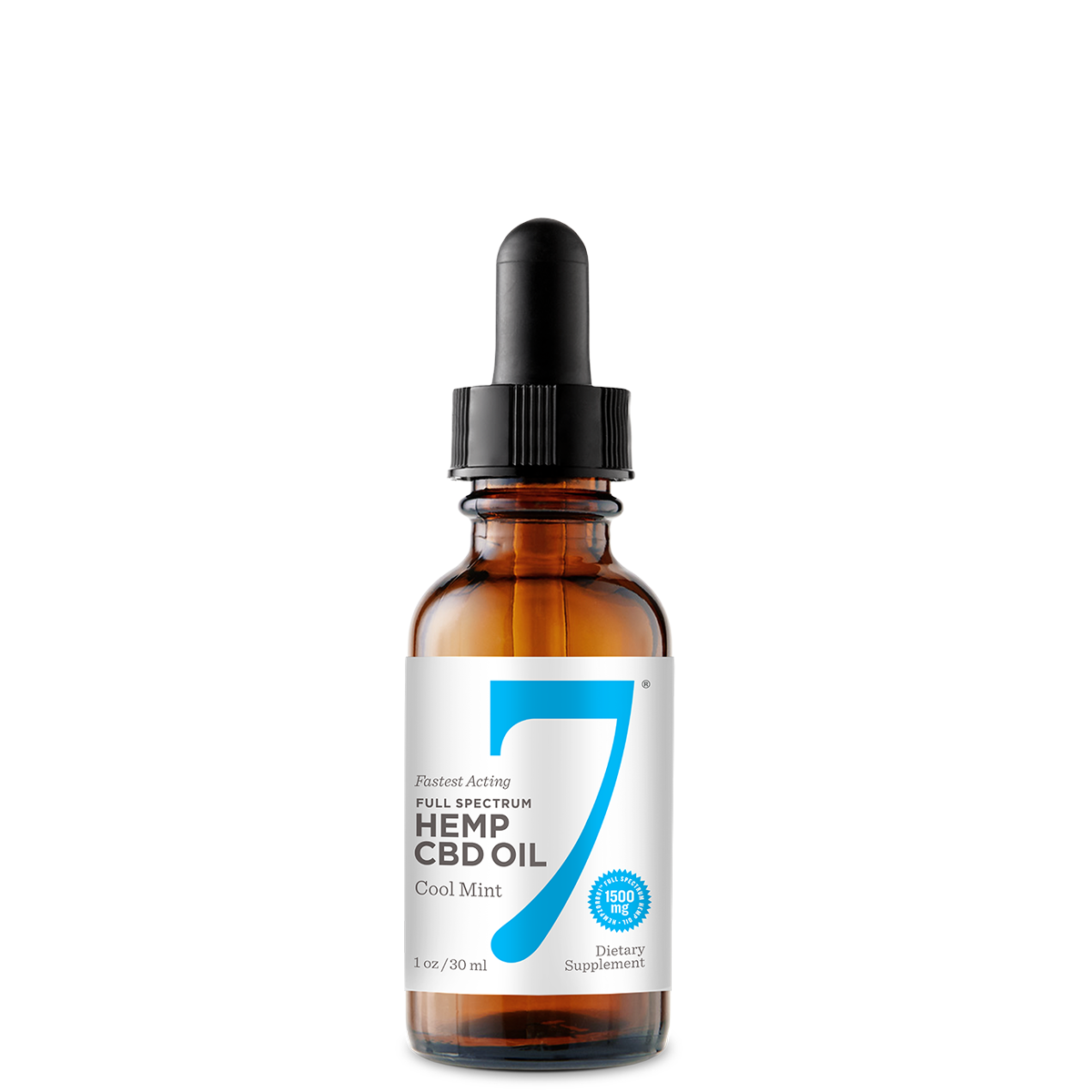 1500 mg 7 Hemp CBD Oil 1 oz. | Pur 7 CBD